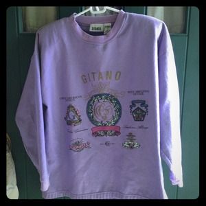 80's classic Gitano over size sweatshirt