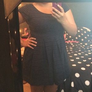 ⚡️️️️flash sale⚡️Blue scoop neck baby doll dress