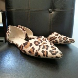 Cheetah flats. Size 8.5