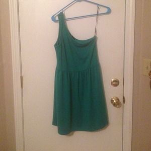 Never worn forever 21 dress one shoulder large