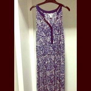 Paisley maxi dress