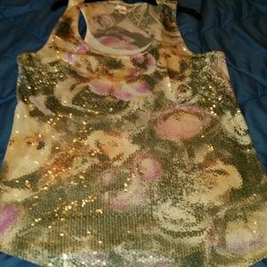 Xhilaration sequin blouse