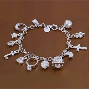 BRAND NEW 13 pendant charm bracelet