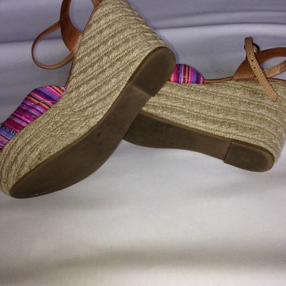 Platform Multi-colored print sandal heels! Target - Picture 2 of 3