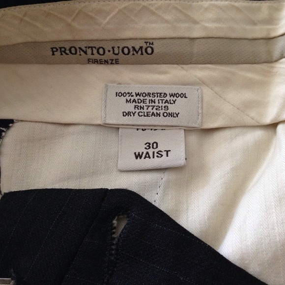 🚫sold🚫Pronto Uomo Firenze Men's Charcoal Suit - Picture 3 of 4