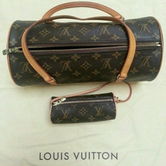 Authentic Louis Vuittons Papillon 30 monogram hand