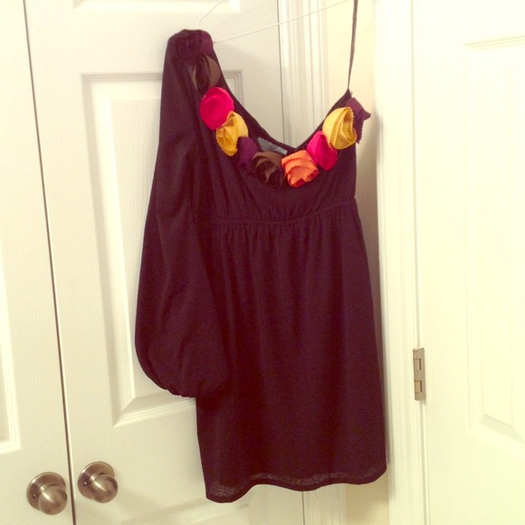 Judith March Large one shoulder dress