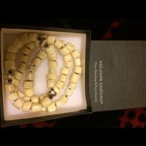 Silpada Bamboo Coral Bracelets