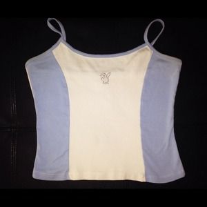 Playboy rhinestone tank