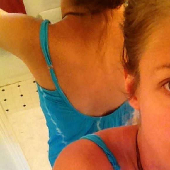 Hold! 🌺sale! Cloud 9: aqua tie dye flowy maxi - Picture 2 of 2