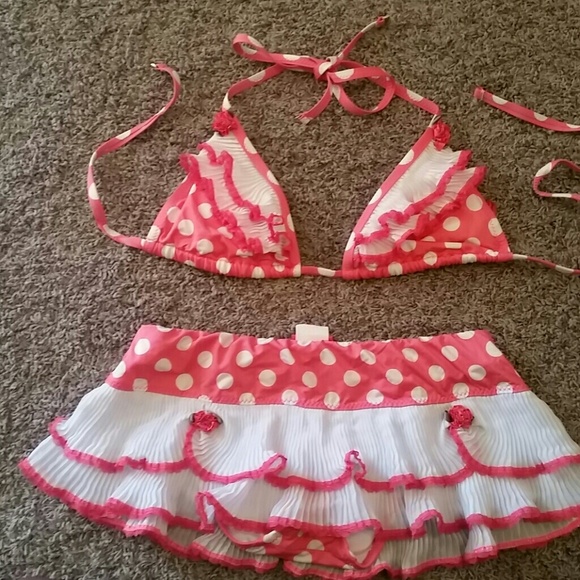 Betsey Johnson Polk dot bikini