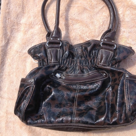 Kathy Van Zeeland Cheetah Purse 🚫no trades - Picture 2 of 2