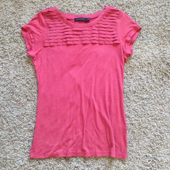 The Limited dark coral top
