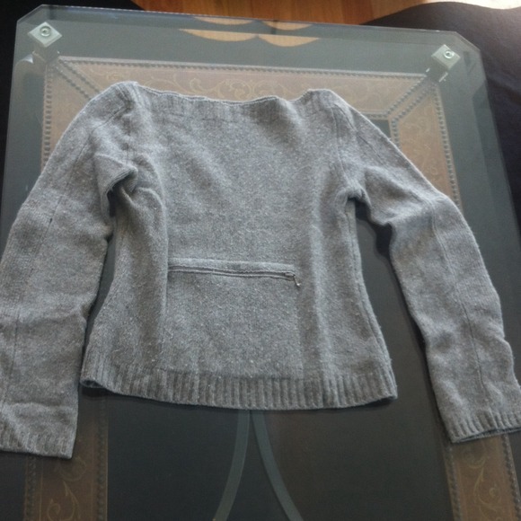 Stefanel Wool Sweater with Zip Pouch Front - Picture 2 of 4