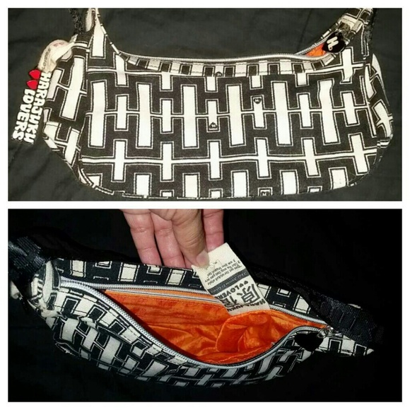 🔴reduced🔴 Harajuku Lovers black and white purse