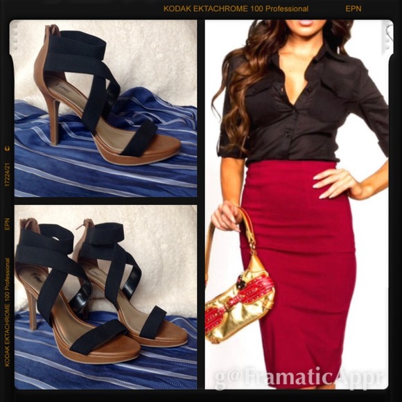 FIONI Clothing Shoes - BLACK HEELS