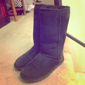 Tall Black Uggs