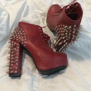 Spiked Platform Lita Boots