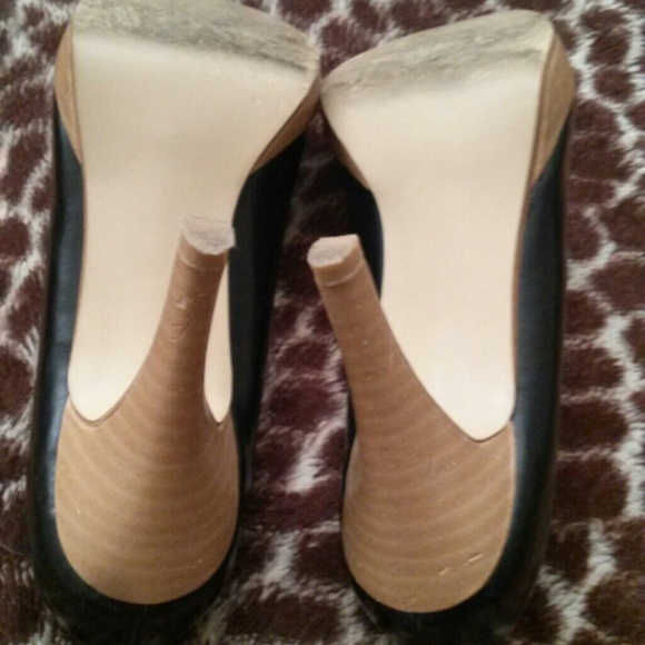 Rampage black/wood heels - Picture 2 of 2