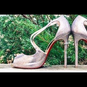 Sparkly Christian Louboutin Heels