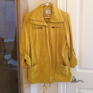 Lightweight mustard jacket
