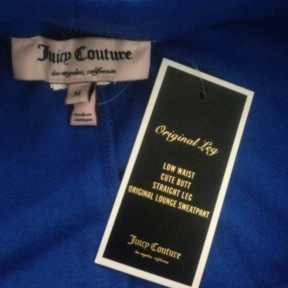 royal blue juicy couture sweats