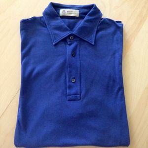 Pique Cotton Brunello Cucinelli Men's Polo