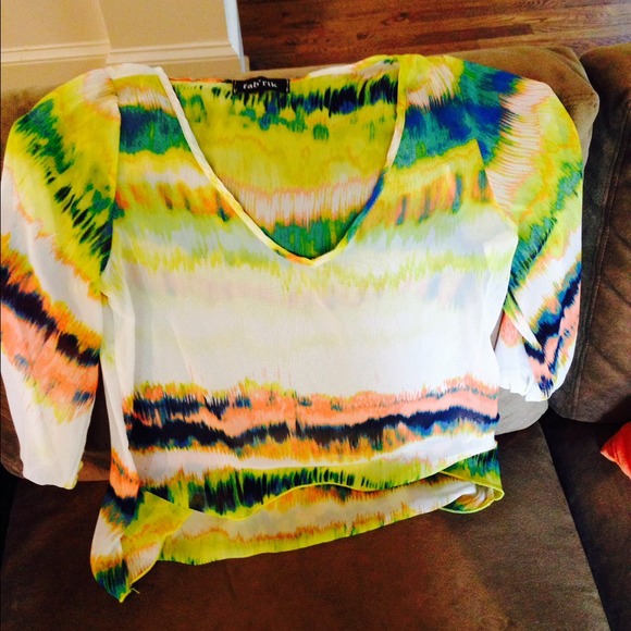 Tye. Dye loose top