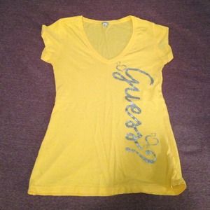 Cannery Yellow Guess top
