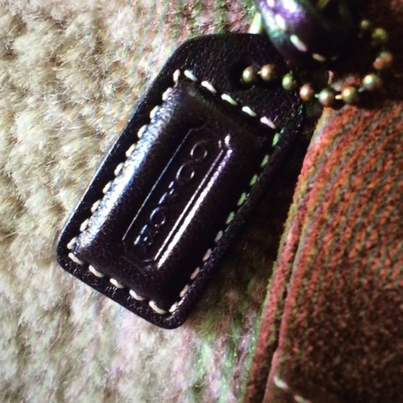 Coach brown suede Wristlet - Picture 2 of 3