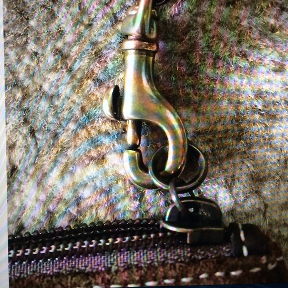 Coach brown suede Wristlet - Picture 3 of 3