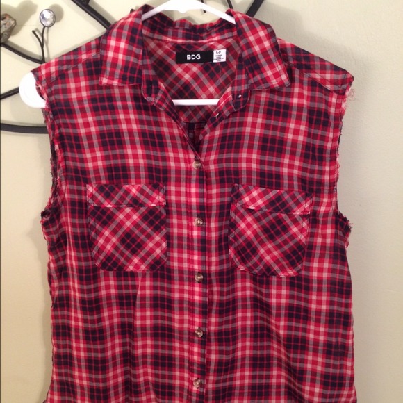 BDG Plaid Button Up
