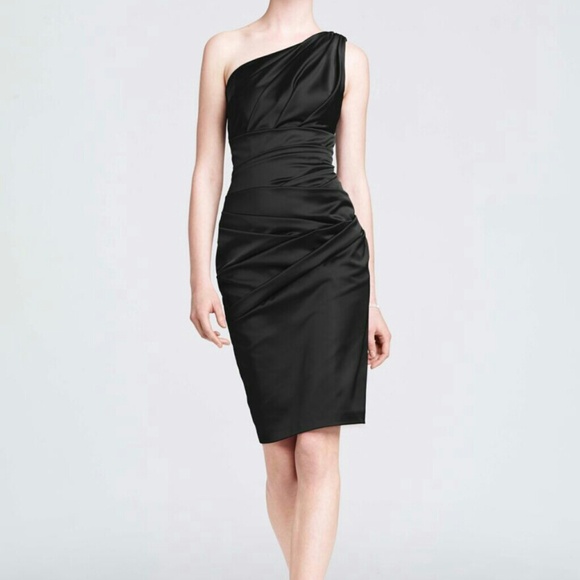 ☆HOST PICK☆ David's Bridal black bridesmaid dress