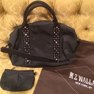 MZ Wallace "Lillian Ink Multi Stud" handbag.