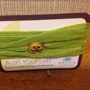 Arm Yourself - Green Lotus Bracelet