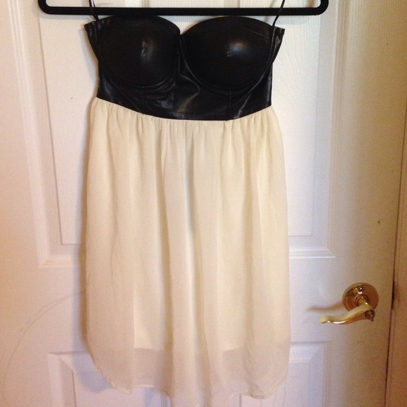 Foreign Exchange leather dress