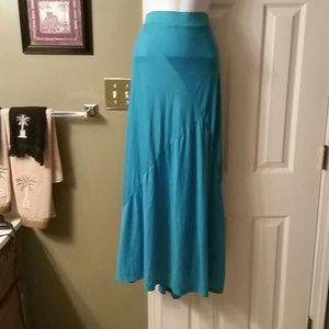 NWT Long Turquoise Maxi Skirt