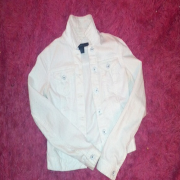 White calvin Klein jean jacket