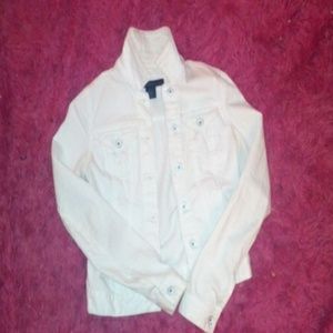 White calvin Klein jean jacket