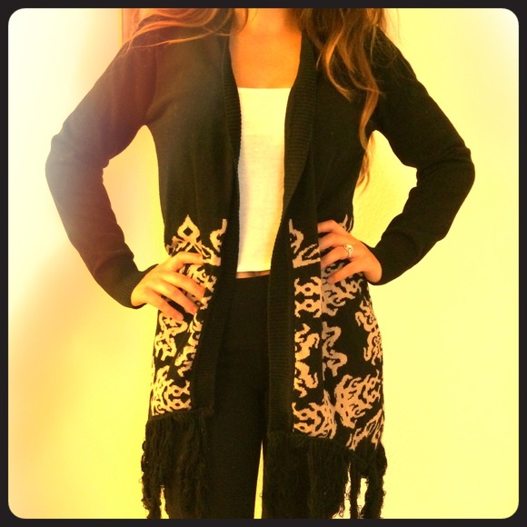 Long & Comfy Cardigan w/ Fringe