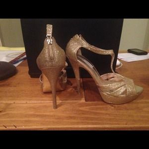 Gold Steve Madden Heels