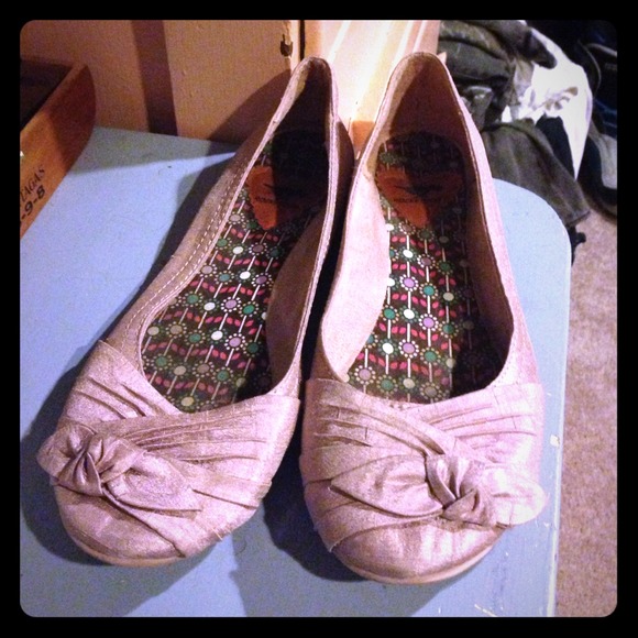 Blowfish satin flats