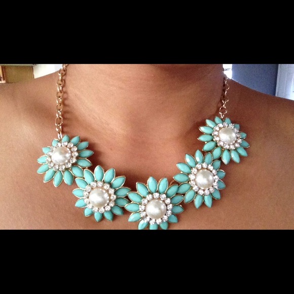 Pearl blue flower