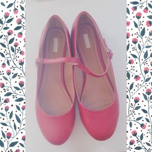 Cute red Mary Jane urban outfitters shoes