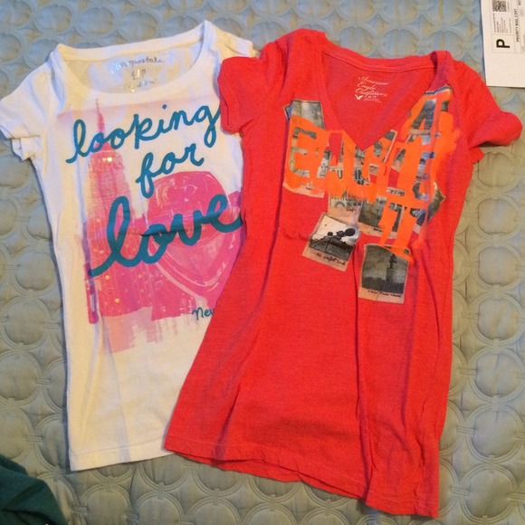 $8 each or 2 for $15 😱T Shirts tops. Mix & match - Picture 2 of 3