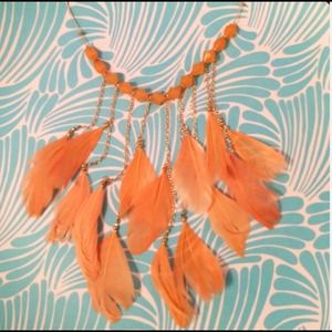 Feather Statement Necklace