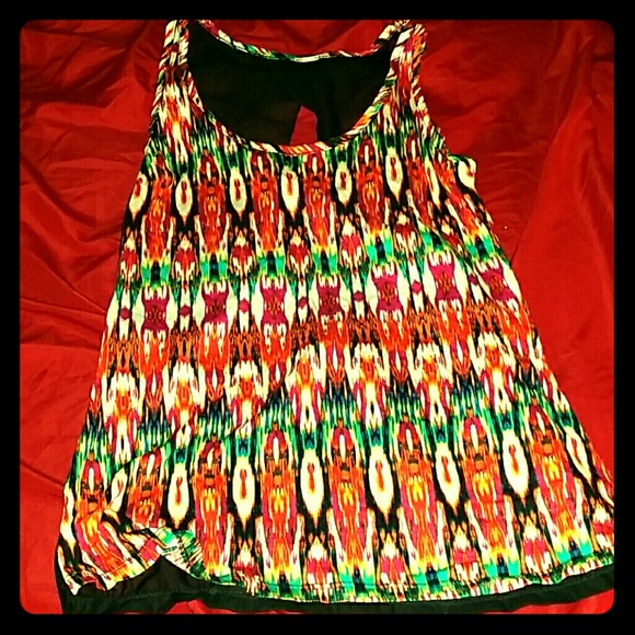 Tribal Print Top - Picture 1 of 2