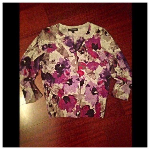 Express Floral Cardigan