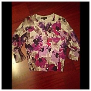 Express Floral Cardigan