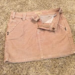 Cute nude corduroy skirt